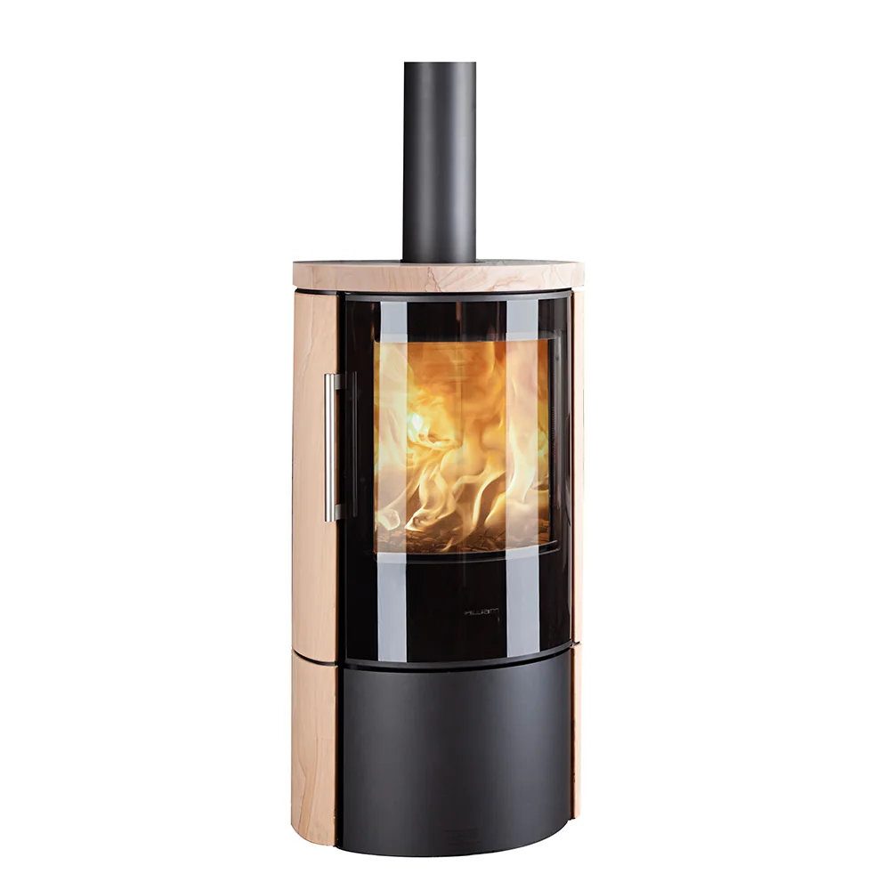HWAM HWAM 3640m with sandstone cladding, Tobacco