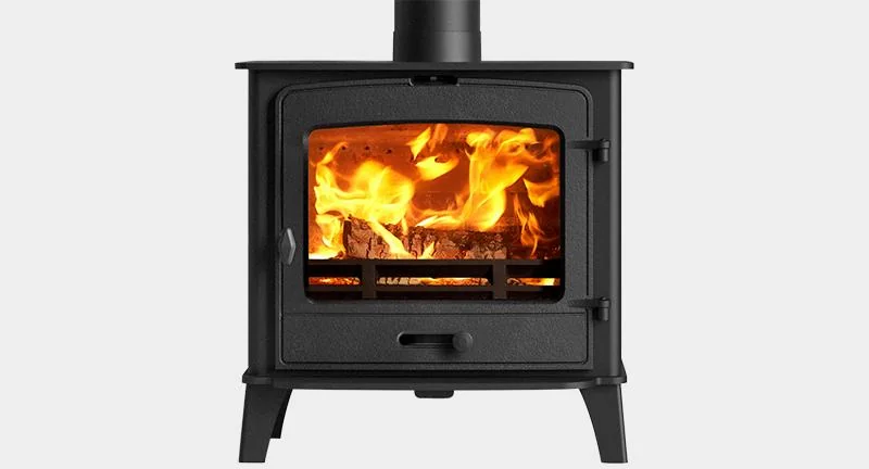 Stovax County 5 Wide Fixed Grate Wood Burning & Multi-fuel Stoves
