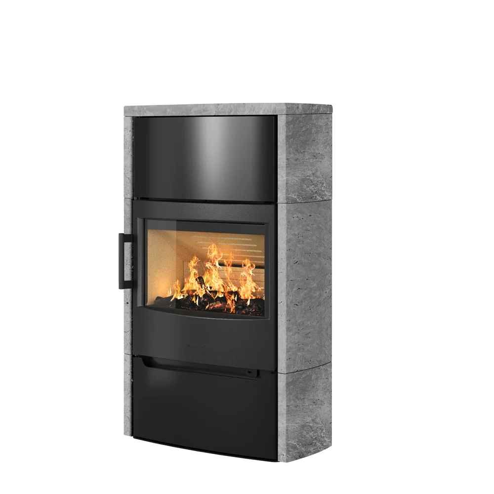 WIKING Maxi 6 with natural stone cladding, grey