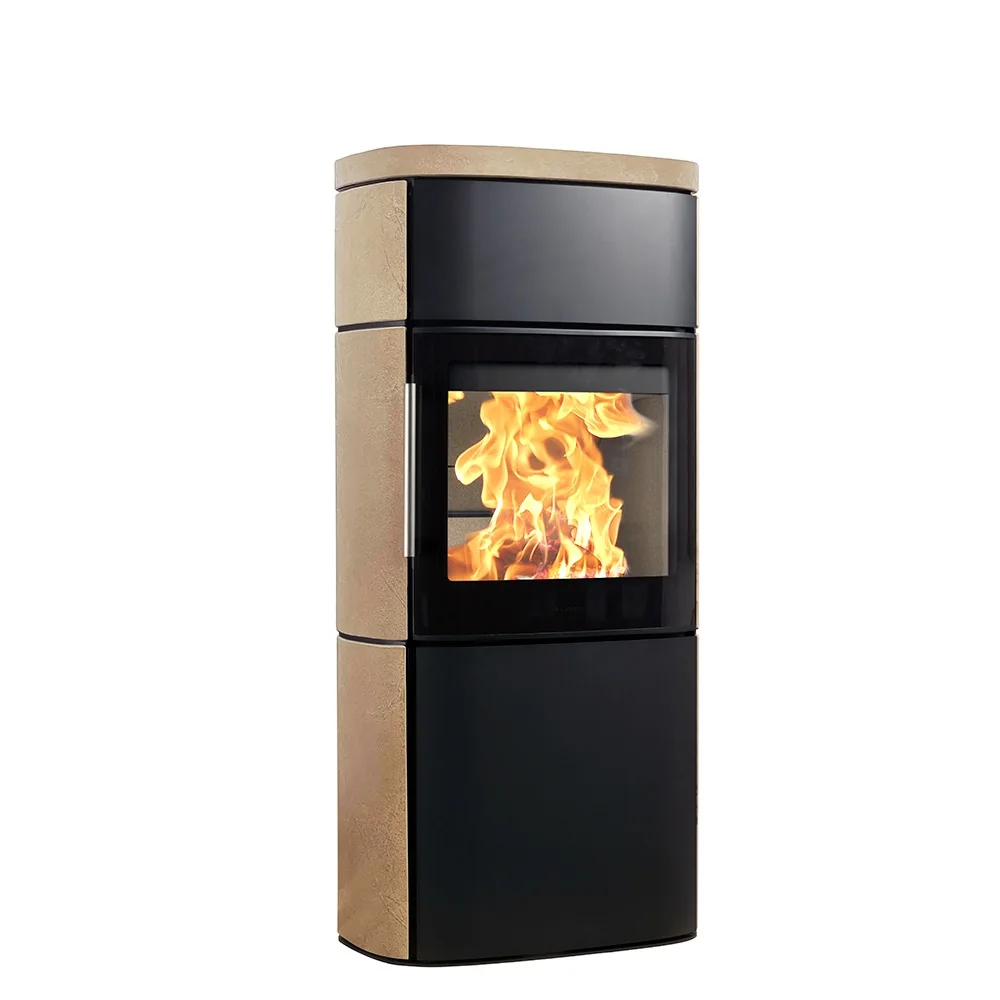 HWAM HWAM 4660m with stone cladding, Terrastone