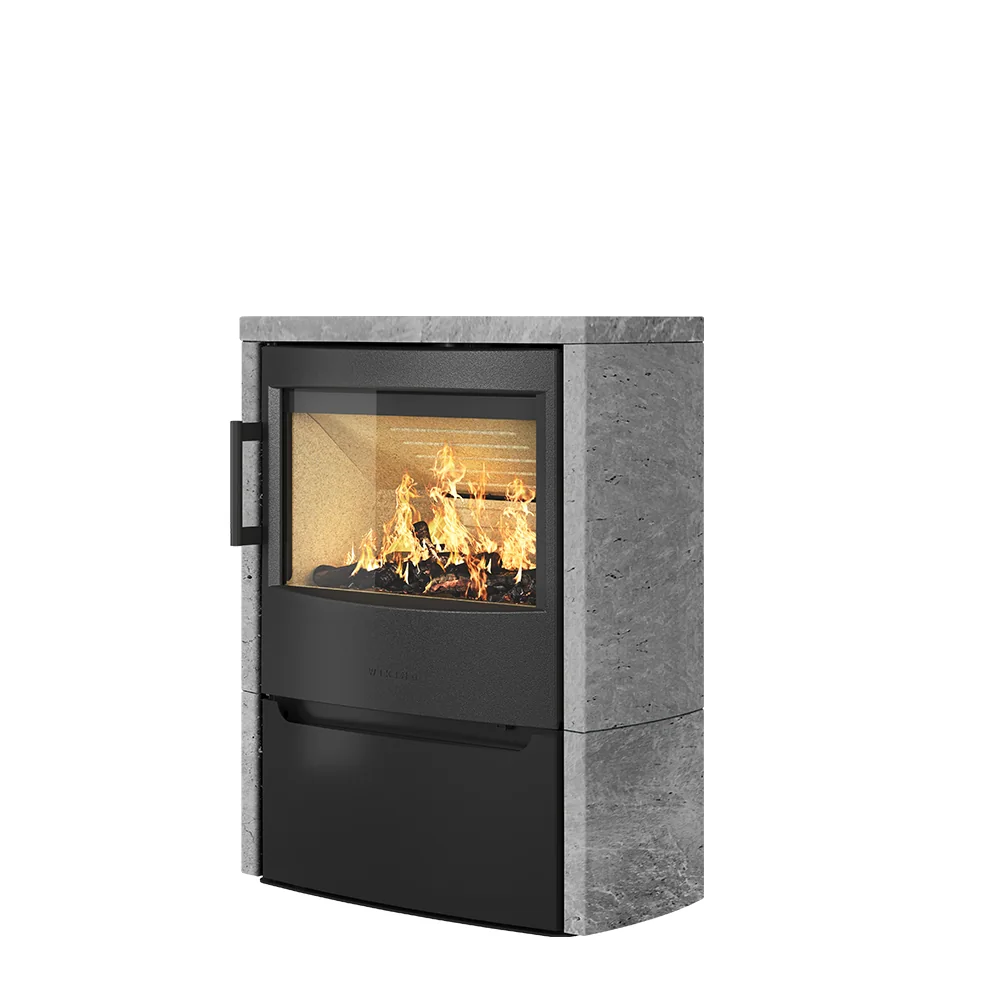 WIKING Maxi 4 with natural stone cladding, grey